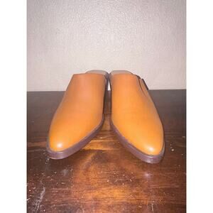 Madewell Harper Preppy Academia Professional Office Business Casual Tan Mules